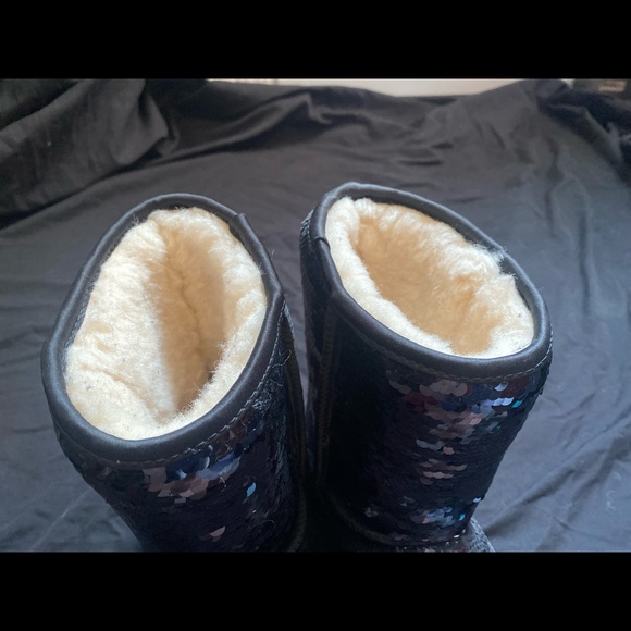 UGG Black Sequined Boots - Picture 4 of 8